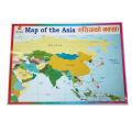 Map Of Asia Chart No. 14 - 24" x 12 ". 