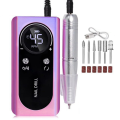 45000RPM Electric Portable Nail Drill Machine Rechargeable Low Noise Nail Sander File for Manicure Salon Tool Purple. 