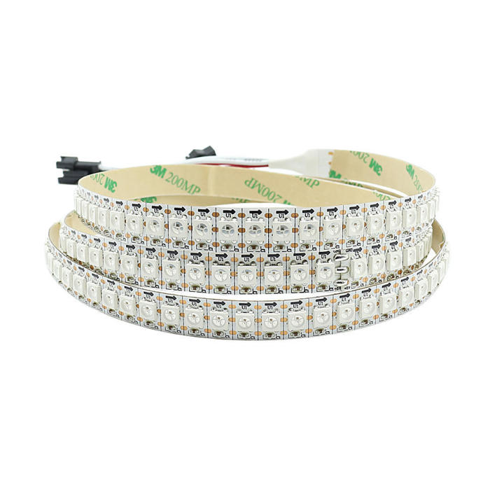 5M LED Smart Addressable Strip Light DC 5V White PCB 144LED/M