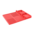 Barbeque Grill Accessories Tools for Side Shelf Mat Grill Red Small. 