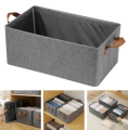 3 Pcs Open Foldable Steel Frame Storage Box For Clothes Wardrobe Organizer Living Box Storage Box. 