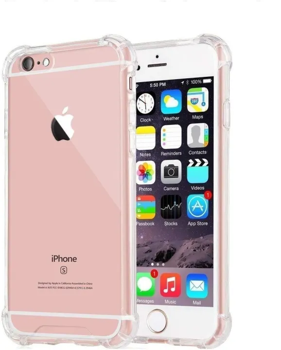 Apple%20iPhone%206%20Plus%20&%20iPhone%206s%20Plus%20%5BCrystal%20Clear%5D-%20Ultra-Thin,%20Slim%20Soft%20TPU%20Silicone%20Protective%20Transparent%20Case%20Cover%20for%20iPhone%206%20Plus%20&%20iPhone%206s%20Plus%20(Shockproof%20Transparent)%20-%20Image%202