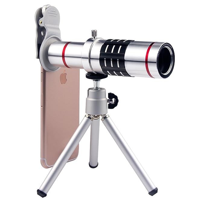 18x Zoom Telephoto Phone Camera Lens for Mobile - No Black Corner Universal Optical Zoom