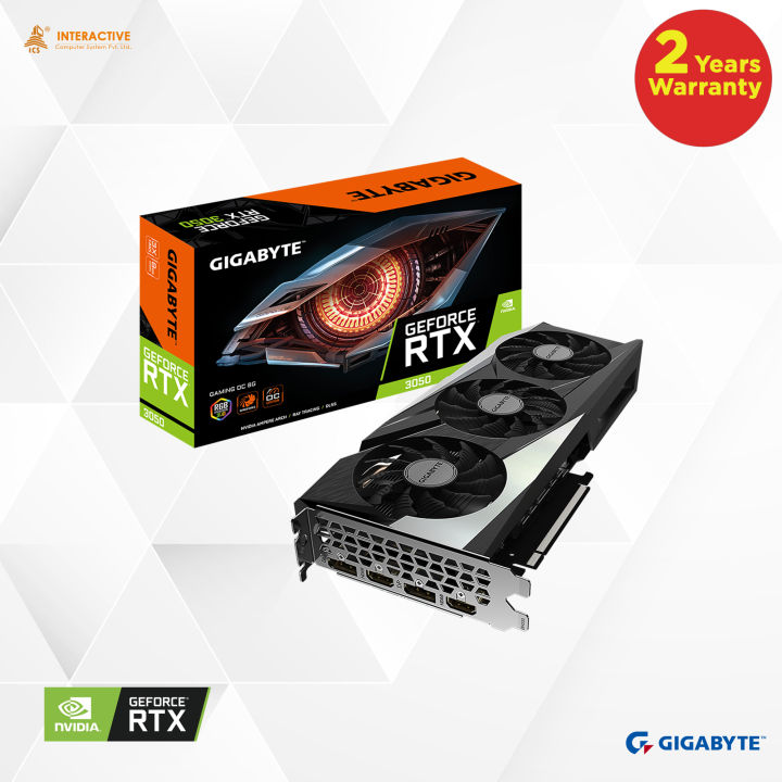 Gigabyte RTX 3050 Gaming OC 8GB Graphics Card