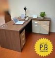 L-Shaped Simple Executive Home/Office Table 1.6m. 