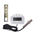 1 Set 5 Digit Electronic Digital Display Counter Switch Punch Counter Induction Meter B. 