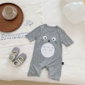 Baby Cartoon Print Summer Cloths: Baby pajamas, Summer Wears. Cute Animal Design Kids Cloths: Children One-piece pajamas. 