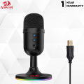 Redragon Pulsar GM303 Streaming Microphone With RGB. 