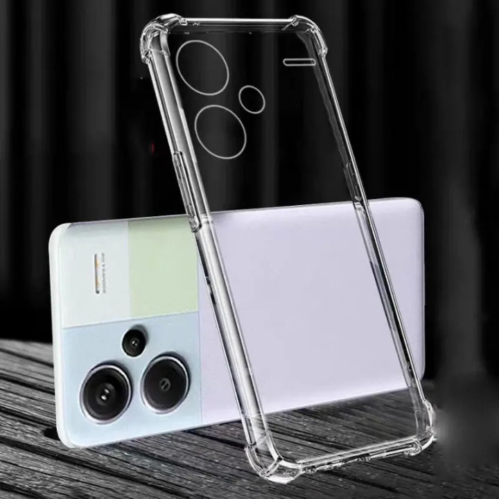 Crystal Clear Back Case for Redmi Note 13 Pro Plus 5G Shock