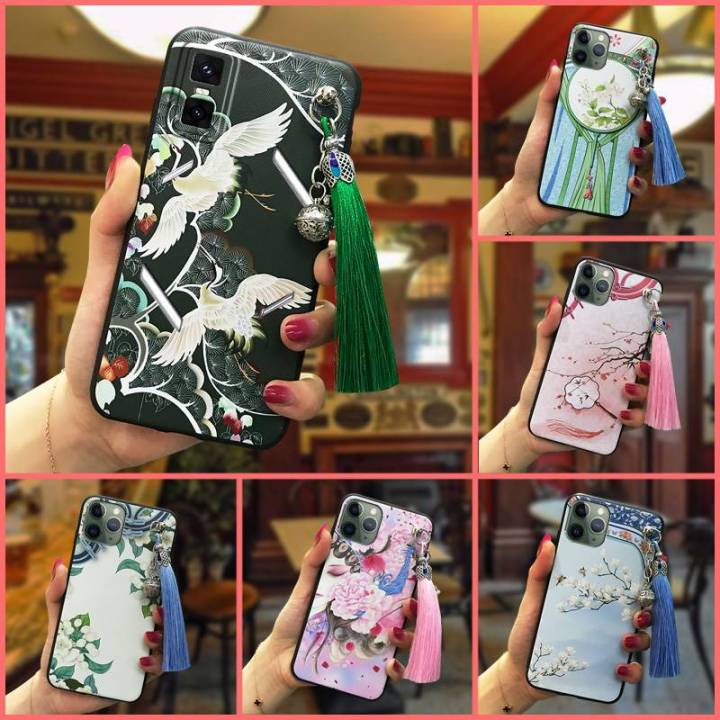 Durable%20Silicone%20Phone%20Case%20For%20infinix%20GT%2030%20Pro/X6873%20Tassel%20Dirt-resistant%20Bell%20Anti-knock%20Waterproof%20Chinese%20Style%20-%20Image%202