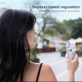 Outdoor Cooling Fan High-Speed Handheld Electric Fan Mini Handheld Violent Fan White. 