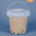 150ML-1500ML BPA-Free Empty Plastic Bucket with Lid Airtight PP Jars Clear Container for Bulk Food Storage MENGYU. 