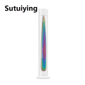 Sutuiying 1Pcs Professional Eyebrows Tweezers Trimmer Beard Eyelash Brow Hair Removal For Face Makeup Tool Man Or Women. 