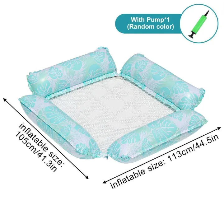 1PC%204-Tube%20Iatable%20Hammock%20(with%20Hand%20Pump)%20+%20Fun%20Floating%20Mat%20%E2%80%93%20Lightweight%20Summer%20Gear%20for%20Pool,%20Lake%20or%20Beach%20-%20Image%206
