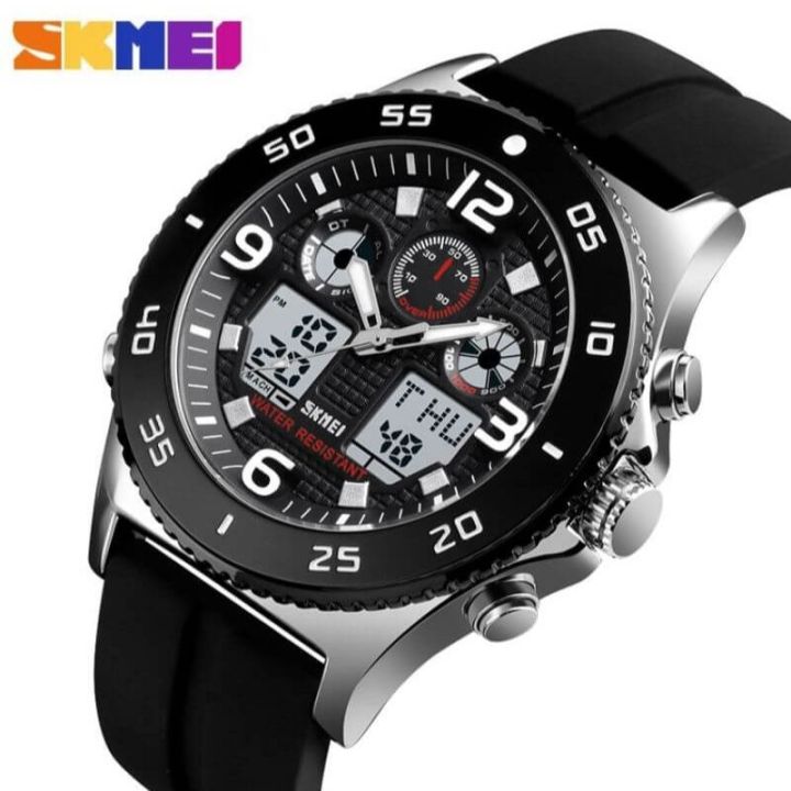 SKMEI 1538 Fashion Sporty Dual Display Waterproof Digital Watch