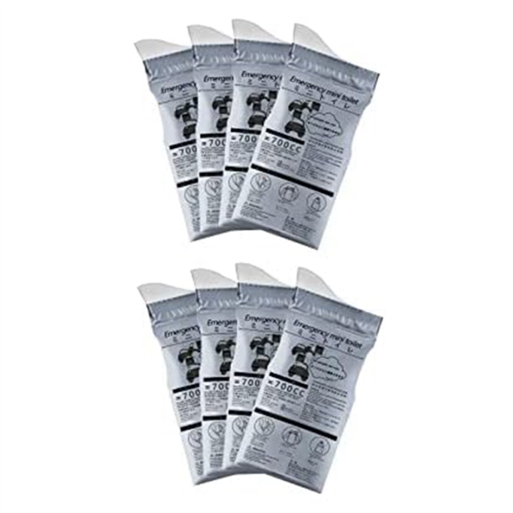 OUMERY Disposable Emergency Urinal Bag,8 Pack Portable Camping Pee Bags, Travel Pee Bags, Emergency Portable Urine Bag
