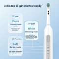 Rotating electric toothbrush suitable for adults, equipped with 6 brush heads, type-c charging, 3-speed 2-minute timed zoning. 