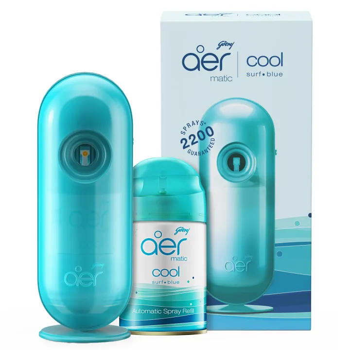 Godrej%20Aer%20Matic%20Kit%20(Machine%20+%201%20Refill)%20-%20Automatic%20Room%20Freshener%20%20Cool%20Surf%20Blue%20%202200%20Sprays%20Guaranteed%20-%20Image%202