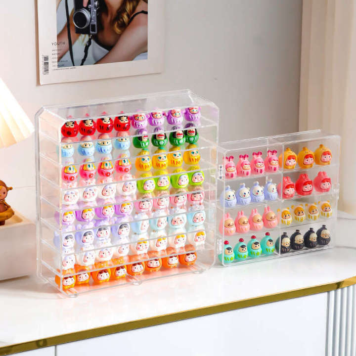 Cute%20Particle%20Storage%20Pop%20Mart%20Blind%20Box%20Figurine%20Stand%20Small%20Multi-layer%20Rotating%20Detachable%20Display%20Rack%20-%20Image%202