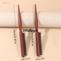 Difutagui Combing hair brush wild boar 1 piece professional salon bristle New style wooden fine tooth comb hair styling extension tool. 