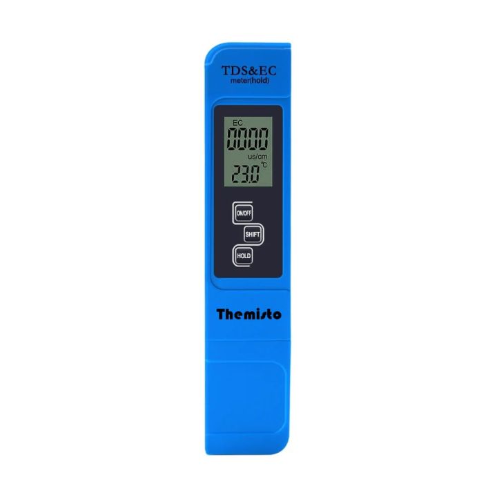 TDS Meter for Water Testing | TDS Tester 3-in-1 | TDS Temperature and EC Meter | Ultra High Accuracy Water Quality Meter | ppm Meter for Drinking Water, Aquariums & etc