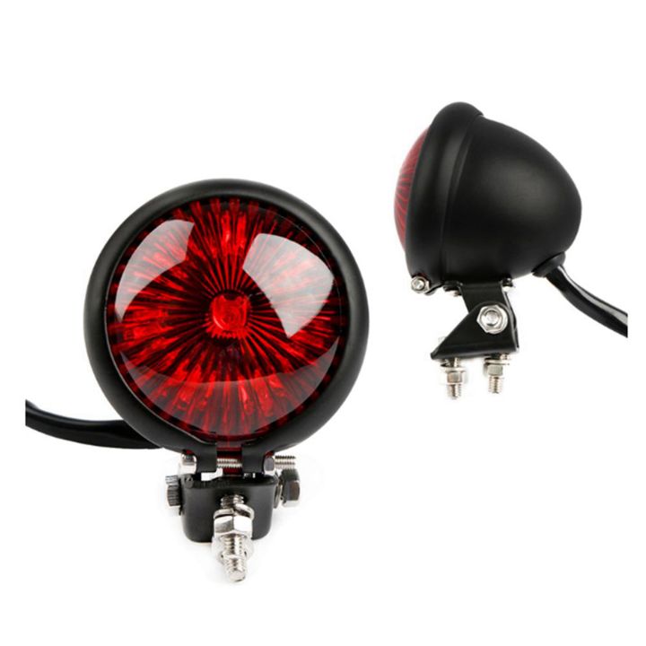 JAERBEE%204X%20Red%2012V%20LED%20Black%20Adjustable%20Cafe%20Racer%20Style%20Stop%20Tail%20Light%20Brake%20Rear%20Lamp%20Tail%20Light%20for%20Chopper%20-%20Image%204