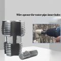 Nullmul 4/6 Points+6 Cents /1 Inch PPR Water Pipe Internal Thread Opener Tapered Pipe Thread Tap Water Pipe Thread Opener Tools. 