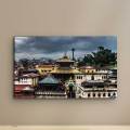 Pashupatinath Wooden Framed Canvas Design. 