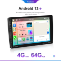 4G+64G CarPlay Android 13 Car Radio 9 Inch Universal 2 Din Car Multimedia Player Stereo GPS Wifi FM Bluetooth. 