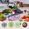 Sutuiying Original Special Offer 14/16 in 1 Multifunctional Vegetable Chopper Onion Chopper Handle Food Grate Food Chopper Kitchen Vegetable Slicer Dicer Cut. 