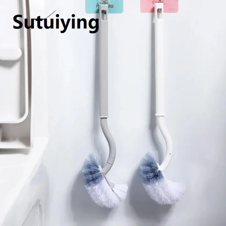Sutuiying%20Bathroom%20Wall-mounted%20S-type%20Toilet%20Curve%20Brush%20Bent%20Head%20Corner%20Gap%20Brush%20Soft%20Hair%20Household%20Items%20Cleaning%20Tools%20Accessories%20-%20Image%203