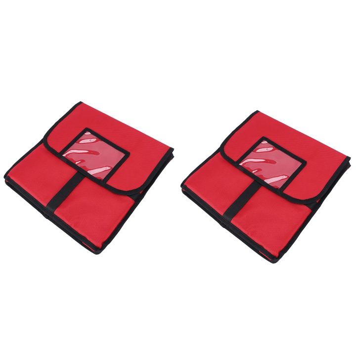 OYPFXMI 2X Insulated Pizza Food Delivery Bag Professional Large Pizza Delivery Bag Moisture-Proof Pizza Box