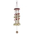 Wind Chimes Outdoor Garden Yard Bells Hanging Charm Decor Windchime Ornament Tube number: 4. 