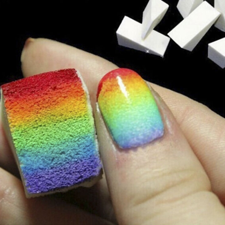 10pcs%20Nail%20Art%20Gradient%20Color%20Stamping%20Sponge%20Gel%20%20Triangle%20Coloring%20Tools%20Junna%20-%20Image%207