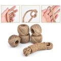 Multipurpose Rustic Jute Twine Handmade Crafts Sewing Jute Cord Wear-resistant DIY Jute Rope Gardening Crochet Knitting. 