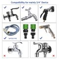 Garden Quick Connect Release Water Hose Fittings Plastic Connectors, Male & Female 3/4 Inch GHT 20Pcs. 