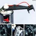 Qiyuanshop2025 New Fast Motorcycle Chain Lube Oiler Tool Mess-Free Chain Wax Bike Chain Cleaner Tool Lubricant Straw Holder Positioner Applicator. 