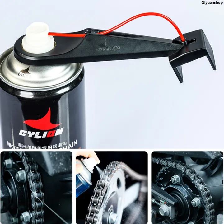 Qiyuanshop2025%20New%20Fast%20Motorcycle%20Chain%20Lube%20Oiler%20Tool%20Mess-Free%20Chain%20Wax%20Bike%20Chain%20Cleaner%20Tool%20Lubricant%20Straw%20Holder%20Positioner%20Applicator%20-%20Image%204