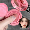 Gege bear Gogo bear Tea Tea peach color Air Cushion Blush low saturation pure desire wind daily White Rouge. 