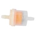 6mm gasoline Filter + Petrol Pipe Hose Line + 4 Clips Mini for Moto Scooter Dirt Bike red. 