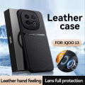 2025 New High Grade Luxury Magnetic Car Holder Leather Case For VIVO IQOO13 Vivo iQOO 13 Silicone Protective Back Cover. 
