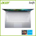 Acer Swift Go 14 | AMD Ryzen 5 7430U | 8GB DDR4 RAM | 512GB NVMe SSD | 14" FHD 60Hz IPS Display | 100% sRGB | HD Cam | BackLit - Finger Print | 1.25 Kg | Windwos 11 | 2 Years Authorized Brand Warranty | Mercantile. 