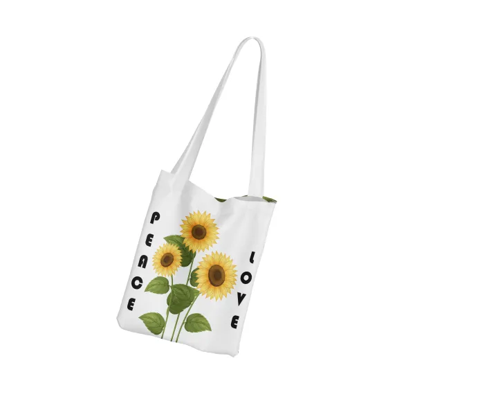 Sunflower%20Peace%20&%20Love%20Printed%20Cotton%20Tote%20Bag%20-%20Image%203
