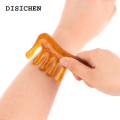 DISICHEN Affordable 1 Pc Natural resin Horn Pocket Comb Wide Toothed SPA Guasha Scalp Massage Brush Hair Care Tool High Quality. 