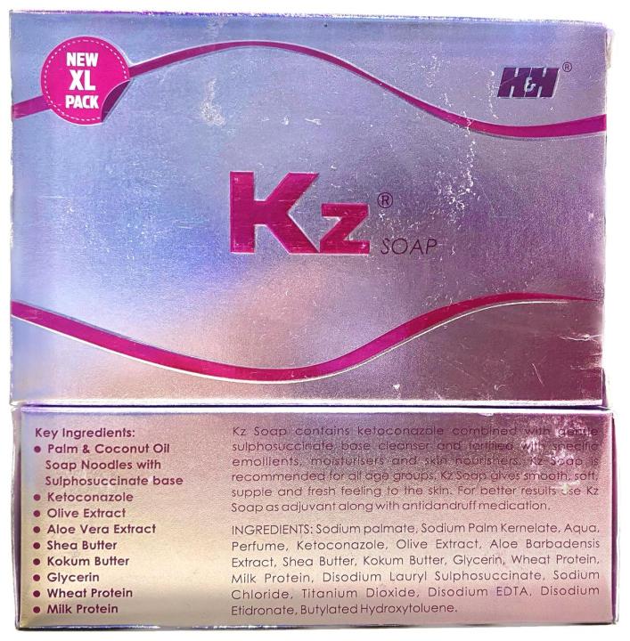 Kz Soap, Ketoconazole Soap,  Antidandruff Soap, 75Gm