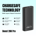 Ultima Turbocharge 20K 20000mAh Powerbank with 22.5W Fast Charging | Full Metal Body | Multi Layers Fire Protection | LED Display | Triple Ports |  Supports PD, QC3.0, Universal Compatibility | 2 Way Charging | ChargeSafe Technology Power bank. 