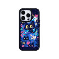 Black Cat AG frosted glass is suitable for Apple 15 Pro mobile phone cases 14 sets of iphone13 promax cross-border supply. 