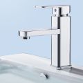 Single Handle Basin Faucet Wash Tap Bathroom Toilet Deck Mounted Basin Tap Chrome Polished Square Bathroom Sink Faucet. 