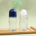 Clear Glass Roller Bottles 50ml Extra Large Roll On Perfume Oil Bottle Underarm Anti Sweat Gel Sample Test Essential Oil. 