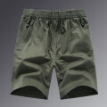Summer cotton beach pants 5 points medium pants wear home loose casual flower shorts men's five-point pants trendy brand. 
